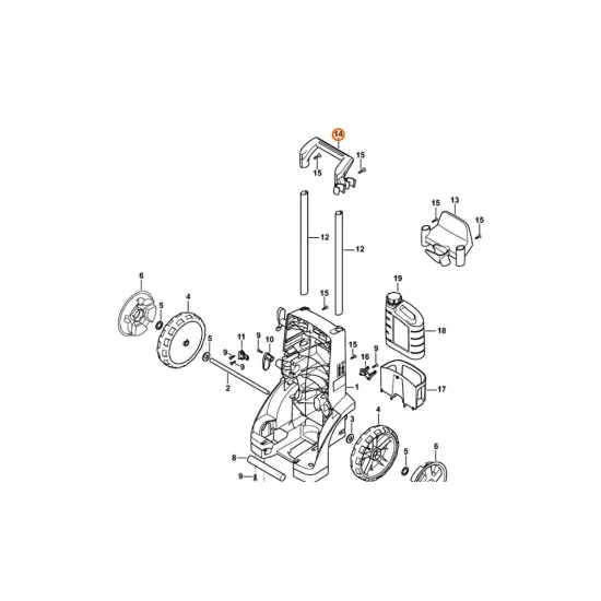 Stihl  Okładzina uchwytu 4788 791 0600